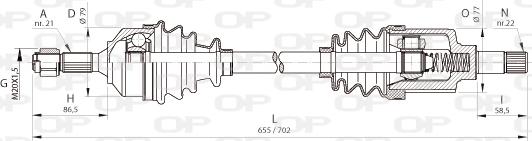 Open Parts DRS6367.00 - Planetara aaoparts.ro