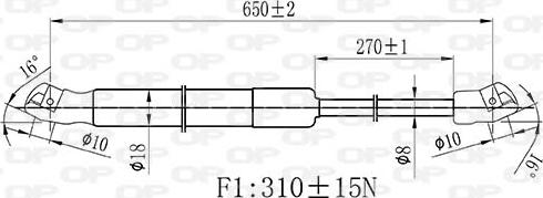 Open Parts GSR6429.00 - Amortizor capota aaoparts.ro