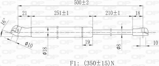 Open Parts GSR6155.00 - Amortizor capota aaoparts.ro