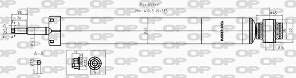 Open Parts SAB8606.32 - Amortizor aaoparts.ro