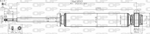 Open Parts SAB8288.32 - Amortizor aaoparts.ro