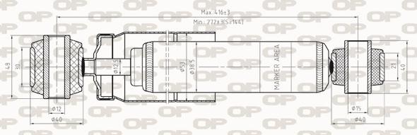 Open Parts SAB8276.32 - Amortizor aaoparts.ro