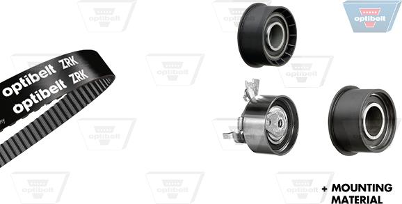 Optibelt KT 1025 - Set curea de distributie aaoparts.ro