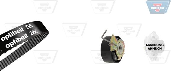 Optibelt KT 1370 W1 - Set pompa apa + curea dintata aaoparts.ro