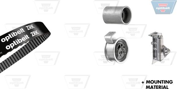 Optibelt KT 1236 - Set curea de distributie aaoparts.ro