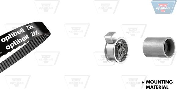 Optibelt KT 1238 - Set curea de distributie aaoparts.ro