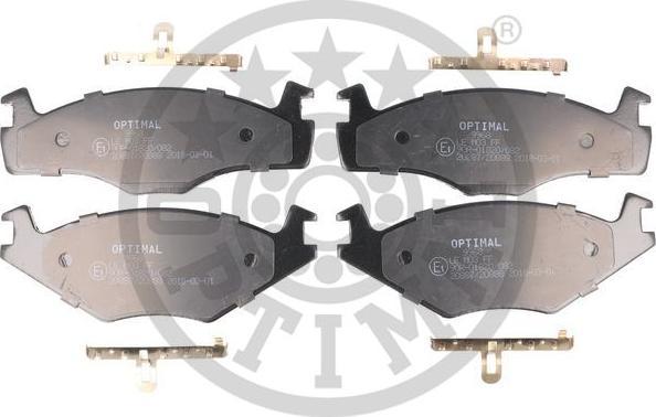 OPTIMAL 9968 - Set placute frana,frana disc aaoparts.ro