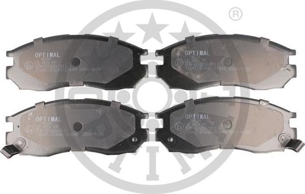 Optimal 9684 - Set placute frana,frana disc aaoparts.ro