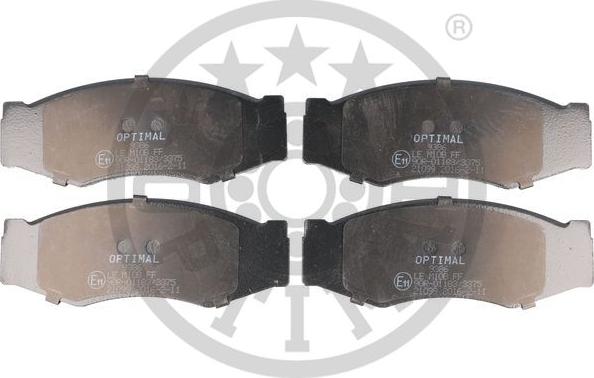 Optimal 9386 - Set placute frana,frana disc aaoparts.ro