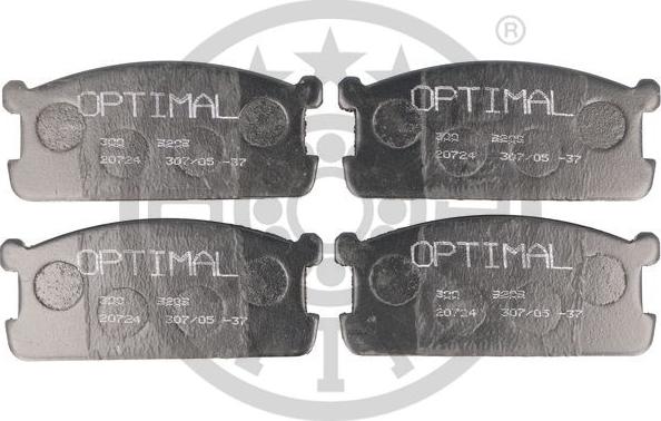 Optimal 9209 - Set placute frana,frana disc aaoparts.ro