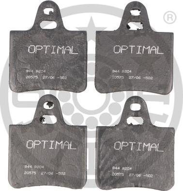 Optimal 9204 - Set placute frana,frana disc aaoparts.ro