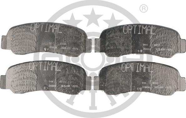 Optimal 9210 - Set placute frana,frana disc aaoparts.ro