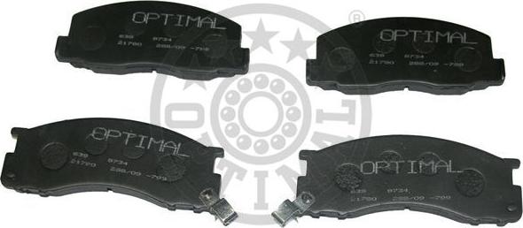Optimal 9734 - Set placute frana,frana disc aaoparts.ro