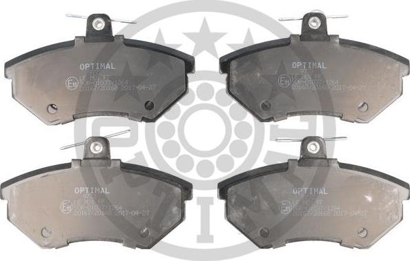 Optimal 9772 - Set placute frana,frana disc aaoparts.ro