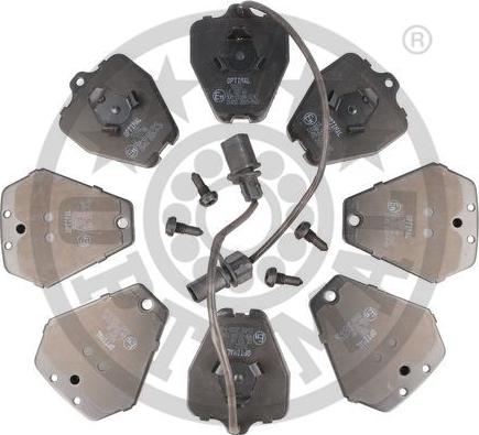 Optimal 50822 - Set placute frana,frana disc aaoparts.ro