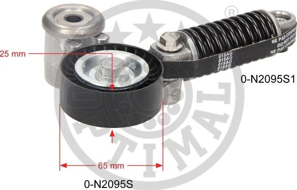 Optimal 0-N2095 - Intinzator curea, curea distributie aaoparts.ro