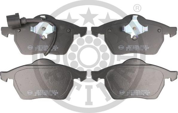 Optimal 10421 - Set placute frana,frana disc aaoparts.ro