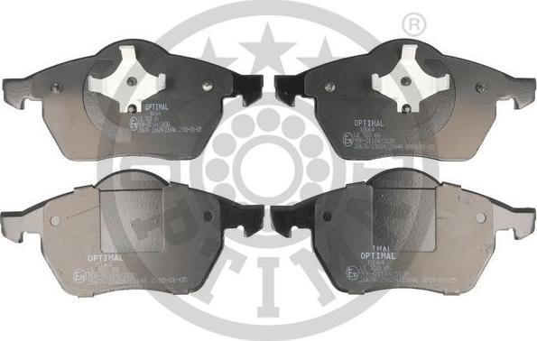 Optimal BP-10064 - Set placute frana,frana disc aaoparts.ro