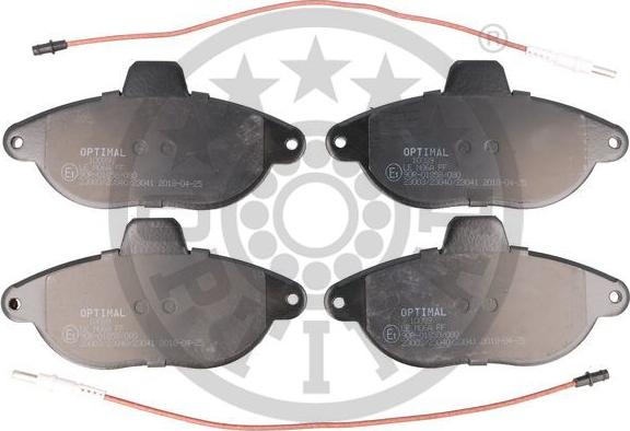Optimal 10089 - Set placute frana,frana disc aaoparts.ro