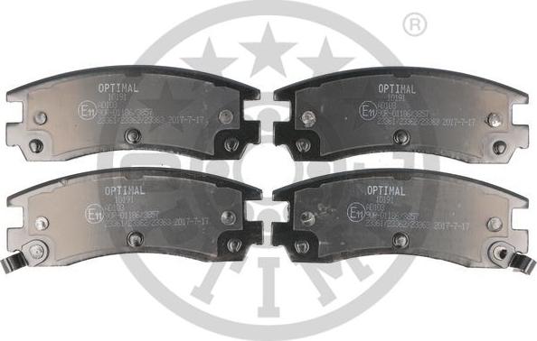 Optimal BP-10191 - Set placute frana,frana disc aaoparts.ro