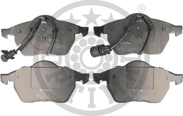 Optimal 10189 - Set placute frana,frana disc aaoparts.ro