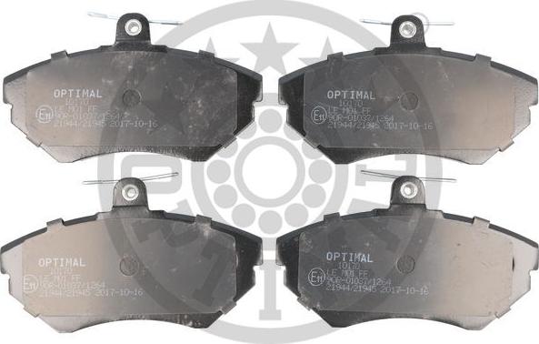 Optimal 10170 - Set placute frana,frana disc aaoparts.ro