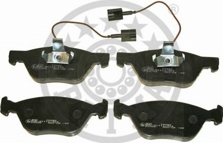 OPTIMAL 10280 - Set placute frana,frana disc aaoparts.ro