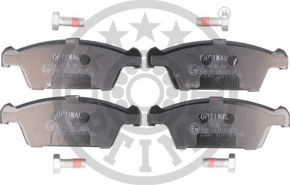 Optimal 10221 - Set placute frana,frana disc aaoparts.ro