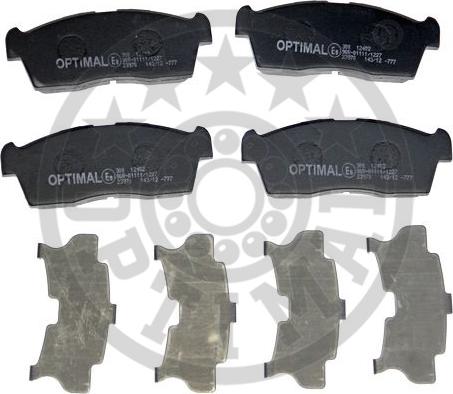 Optimal 12415 - Set placute frana,frana disc aaoparts.ro