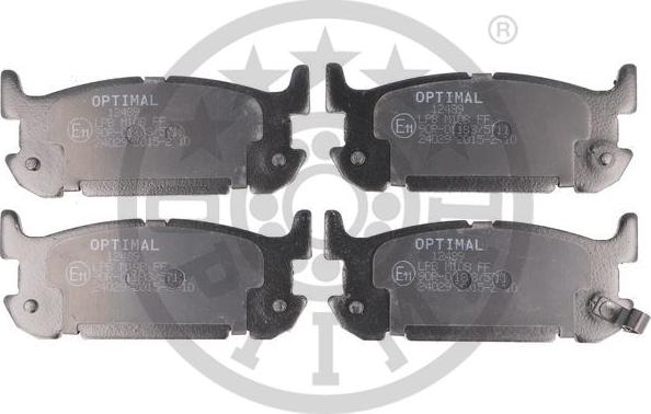 Optimal 12489 - Set placute frana,frana disc aaoparts.ro