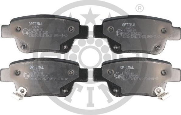 Optimal 12429 - Set placute frana,frana disc aaoparts.ro