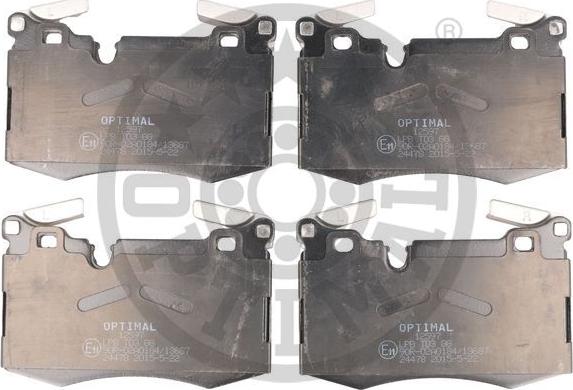 Optimal 12597 - Set placute frana,frana disc aaoparts.ro