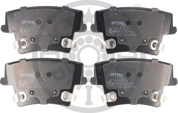 Optimal BP-12569 - Set placute frana,frana disc aaoparts.ro