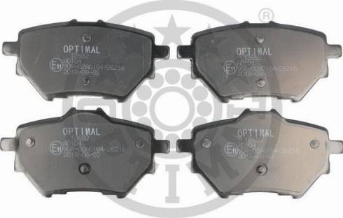 Optimal BP-12682 - Set placute frana,frana disc aaoparts.ro