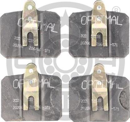Optimal 12035 - Set placute frana,frana disc aaoparts.ro