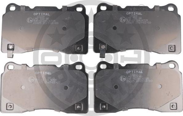 Optimal BP-12169 - Set placute frana,frana disc aaoparts.ro