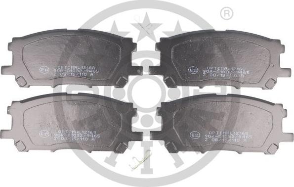 Optimal 12168 - Set placute frana,frana disc aaoparts.ro