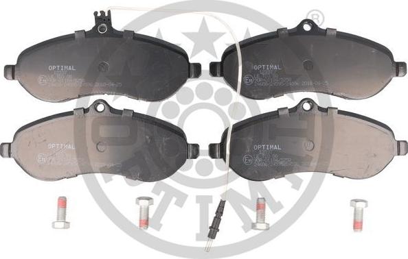 OPTIMAL 12337 - Set placute frana,frana disc aaoparts.ro