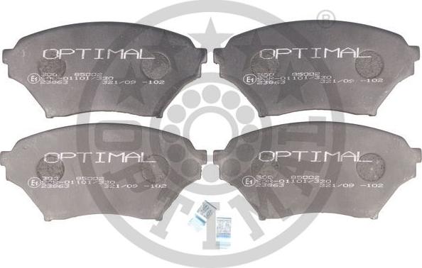 Optimal BP-85002 - Set placute frana,frana disc aaoparts.ro