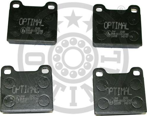 Optimal 2196 - Set placute frana,frana disc aaoparts.ro