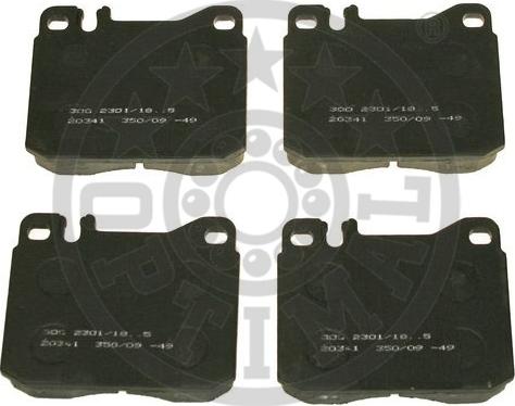 Optimal 2301/18,5 - Set placute frana,frana disc aaoparts.ro