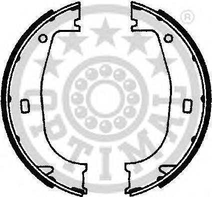 Optimal BB-4060 - Set saboti frana, frana de mana aaoparts.ro
