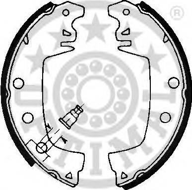 Optimal BB-6551 - Set saboti frana aaoparts.ro