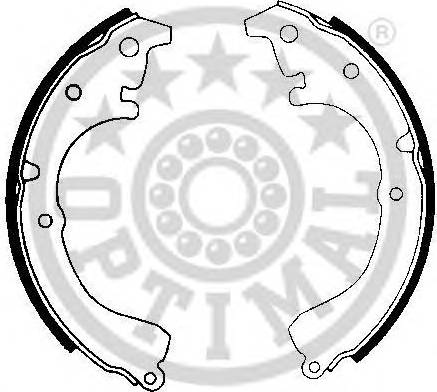 OPTIMAL BB-3330 - Set saboti frana aaoparts.ro