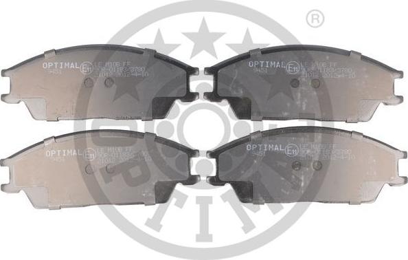 OPTIMAL BP-09451 - Set placute frana,frana disc aaoparts.ro