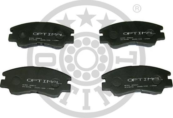 Optimal BP-09581 - Set placute frana,frana disc aaoparts.ro