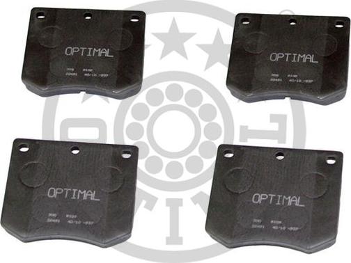 Optimal BP-09109 - Set placute frana,frana disc aaoparts.ro