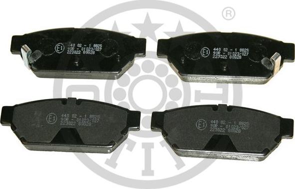 Optimal BP-09862 - Set placute frana,frana disc aaoparts.ro
