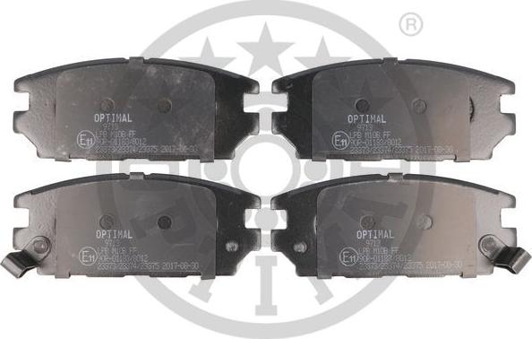 Optimal BP-09713 - Set placute frana,frana disc aaoparts.ro