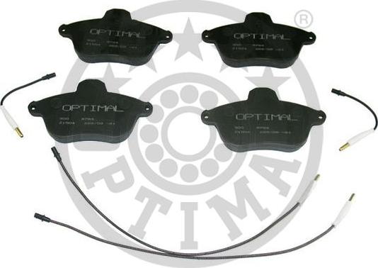 Optimal BP-09784 - Set placute frana,frana disc aaoparts.ro